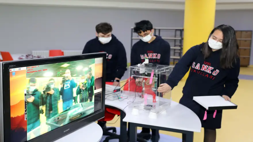 Sanko Okulları öğrencilerinden yeni proje