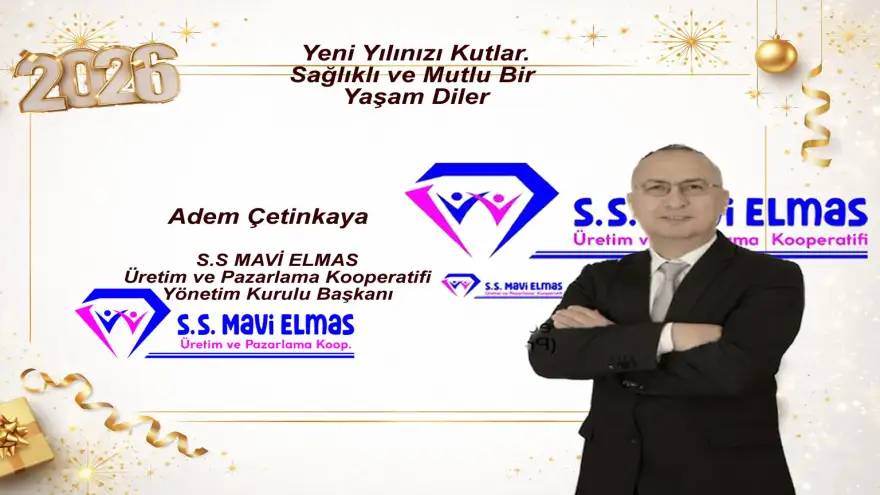 Çetinkaya, Yeni Yılınızı Kutlar, Sağlıklı ve Mutlu Bir Yaşam Diler..
