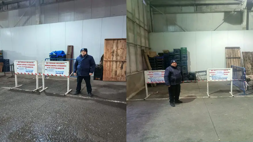 ÇÜRÜK MAL SATAN VE YANILTICI ETİKET KULLANAN 3 TEZGAH KAPATILDI