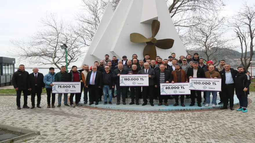 BAŞKAN POSBIYIK, AMATÖR SPOR KULÜPLERİNE DESTEK VERDİ