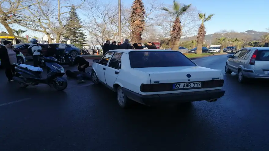 Karadeniz Ereğli’de Kavşak Kazası