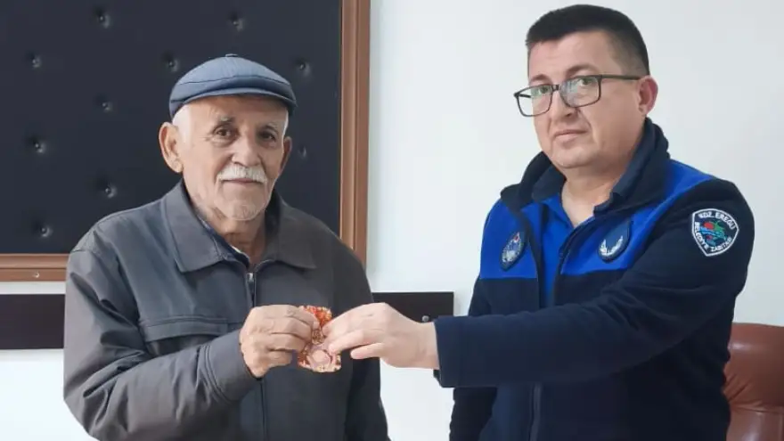 Kdz. Ereğli’de Bulunan Altın Sahibine Teslim Edildi