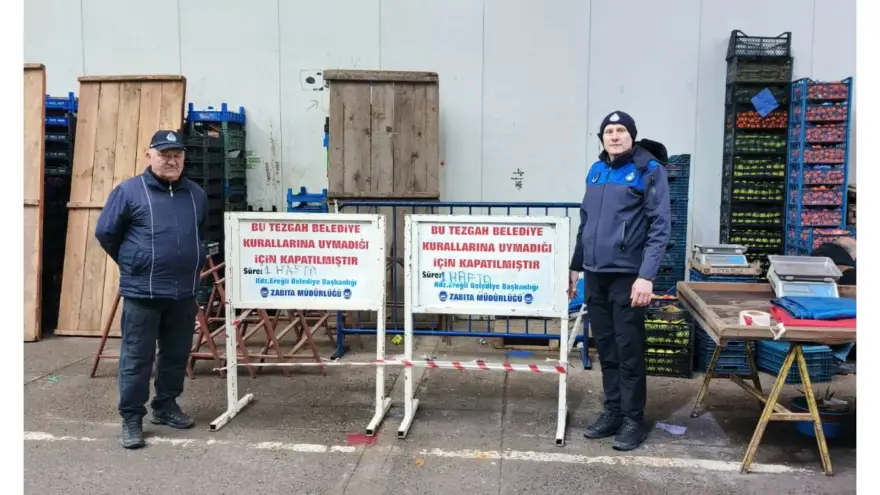 KDZ. EREĞLİ’DE MÜŞTERİYE KABA DAVRANAN ESNAFA YAPTIRIM