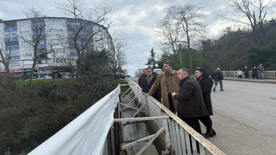 Kaymakam Yılmaz, Göztepe Köprüsü Genişletme Projesini İnceledi