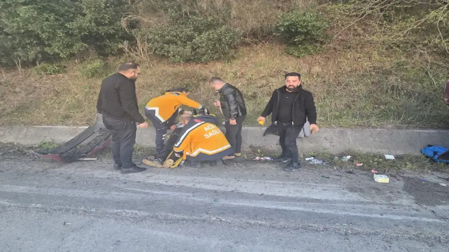 Orman Muhafaza Memurlarını Taşıyan Araç Takla Attı: 3 Yaralı