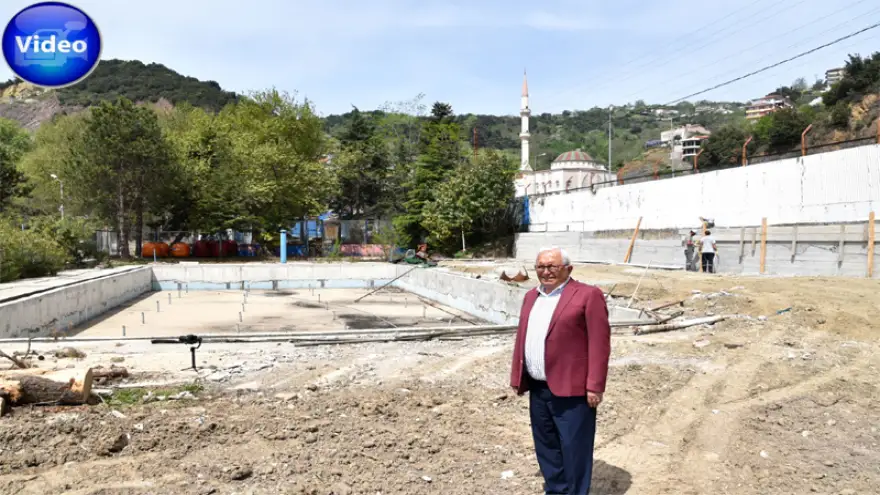 Havuz ve Aqua Park için çalışmalar hızlandı