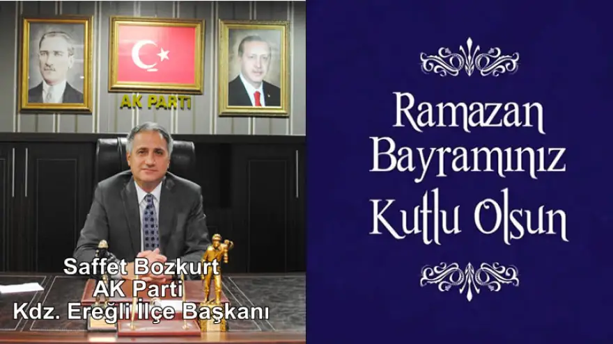 Ramazan Bayramınızı Kutlar. Bayramın sağlık ve huzur getirmesini diler