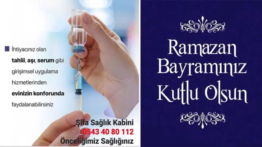 Ramazan Bayramınızı Kutlar. Bayramın sağlık ve huzur getirmesini diler