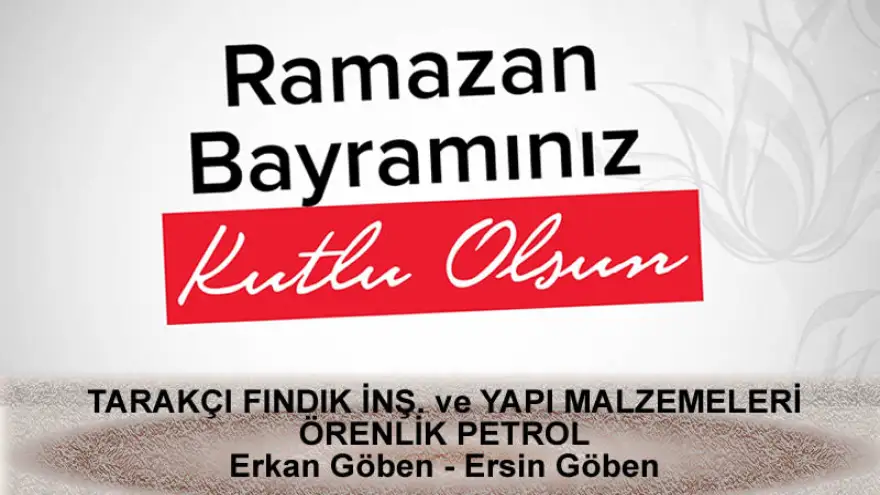 Ramazan Bayramınızı Kutlar. Bayramın sağlık ve huzur getirmesini diler