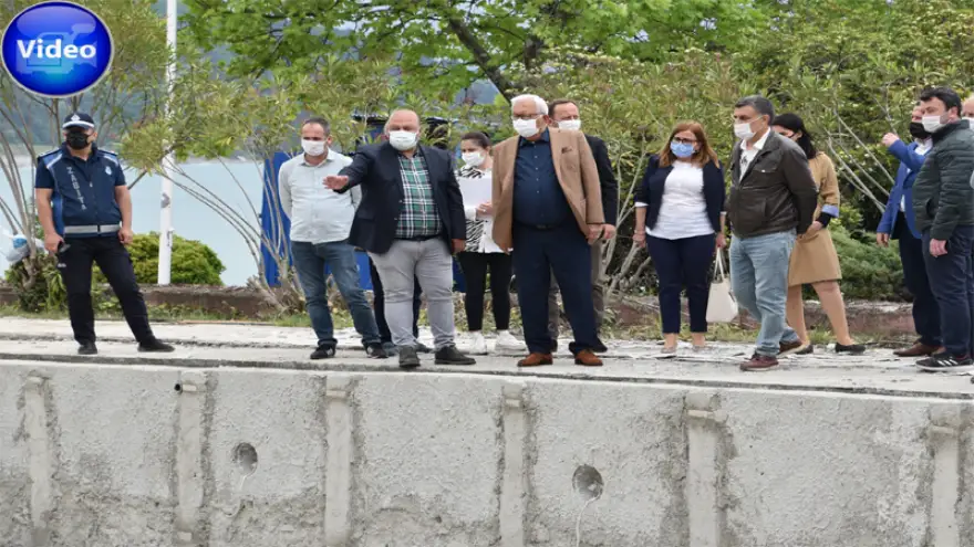 Belediye plajı’nda hazırlıklara son şekli veriliyor