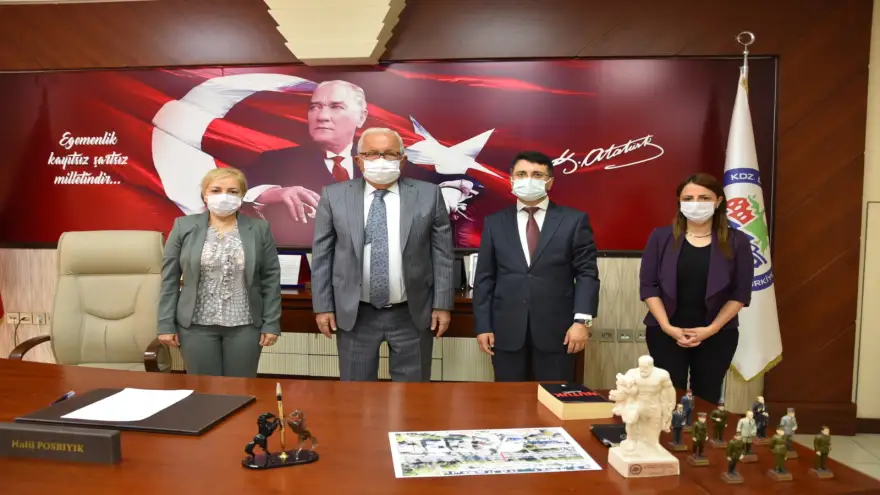 Dekan Arslan, Başkan Posbıyık’ı ziyaret etti