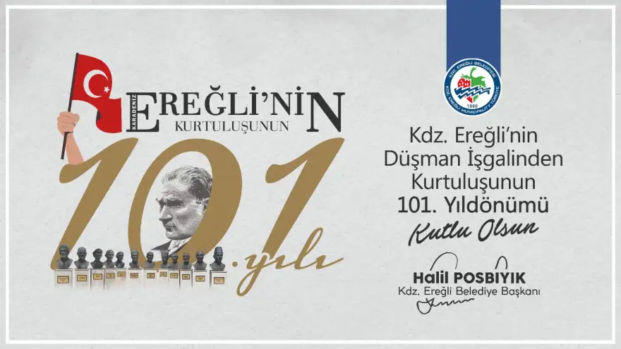 Posbıyık, Kdz. Ereğli’nin kurtuluş yıldönümünü kutladı