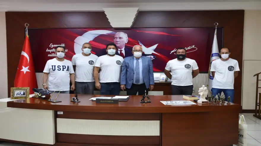 Herkül kulübü’nden Başkan Posbıyık’a teşekkür ziyareti