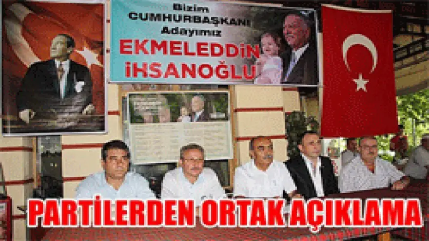 PARTİLİLERDEN ORTAK AÇIKLAMA