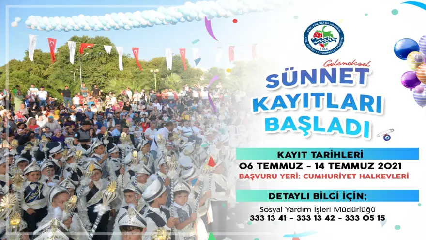 26’ncı geleneksel sünnet şöleni kayıtları başladı