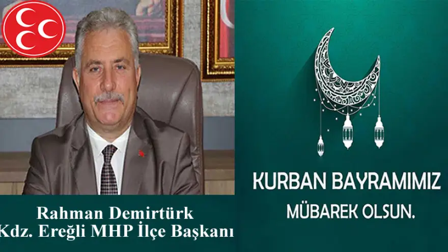 Kurban Bayramınızı Kutlar. Bayramın sağlık ve huzur getirmesini diler