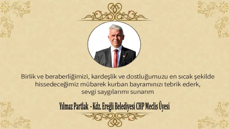 Kurban Bayramınızı kutlar. Sağlık ve huzur dolu günler diler