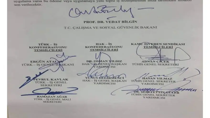 TTK’nın harici işçilerinin maaşlarına düzenleme getirildi