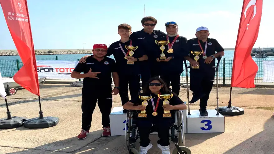 Bedensel engelliler yelken’de büyük başarısı
