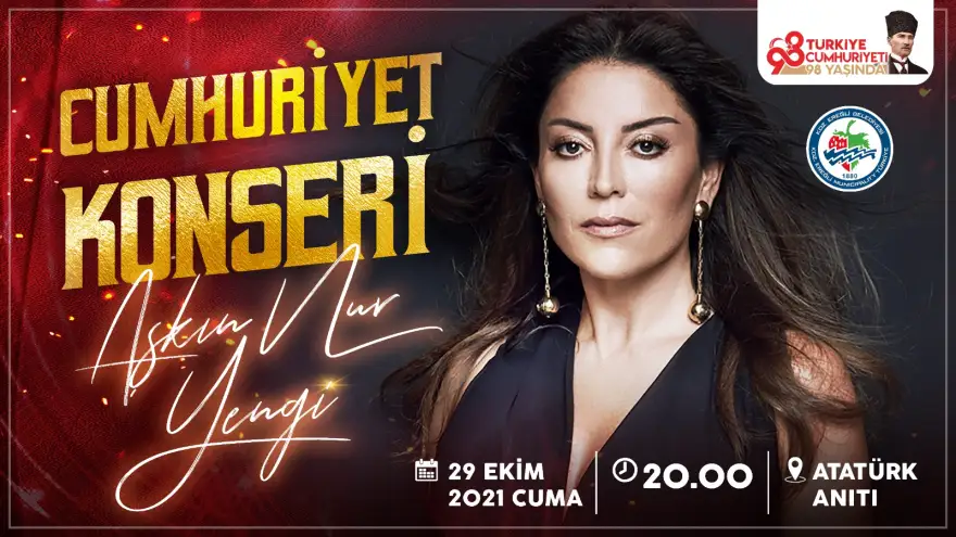 29 Ekim’de Cumhuriyet Yürüyüşünde ve Aşkın Nur Yengi Konserinde Buluşalım