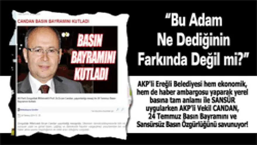 NE DEDİĞİNİN FARKINDA DEĞİL