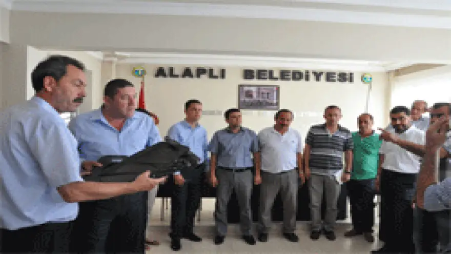 ALAPLI BELEDİYESİNDE BAYRAMLAŞMA