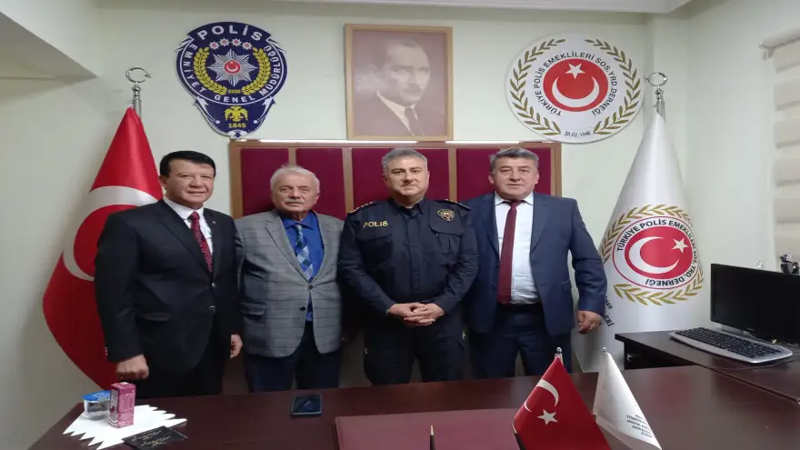 Emniyet Müdürü Aktaş’tan, Polis Emekliler Derneği’ne ziyaret