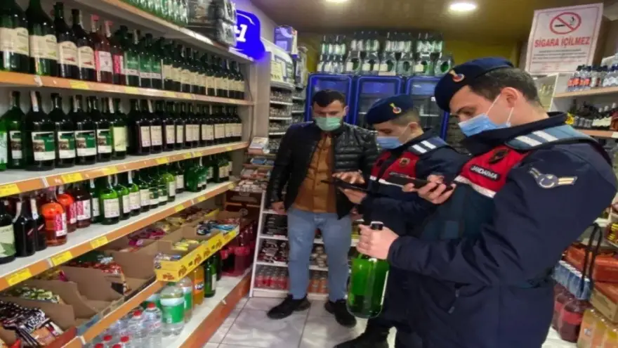 Jandarma'dan sahte alkol Uygulaması 