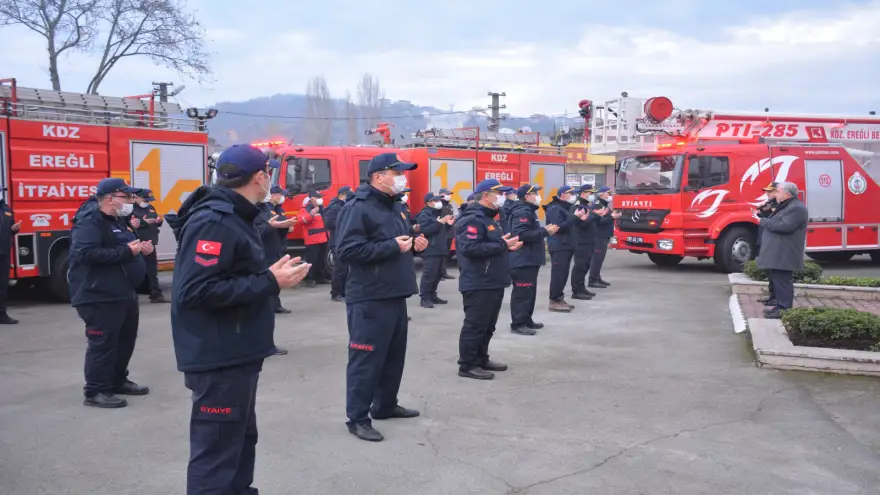 Kdz. Ereğli İtfaiyesi, Şehit İtfaiyecileri Andı