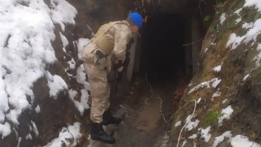 Kaçak maden ocağı imha edildi