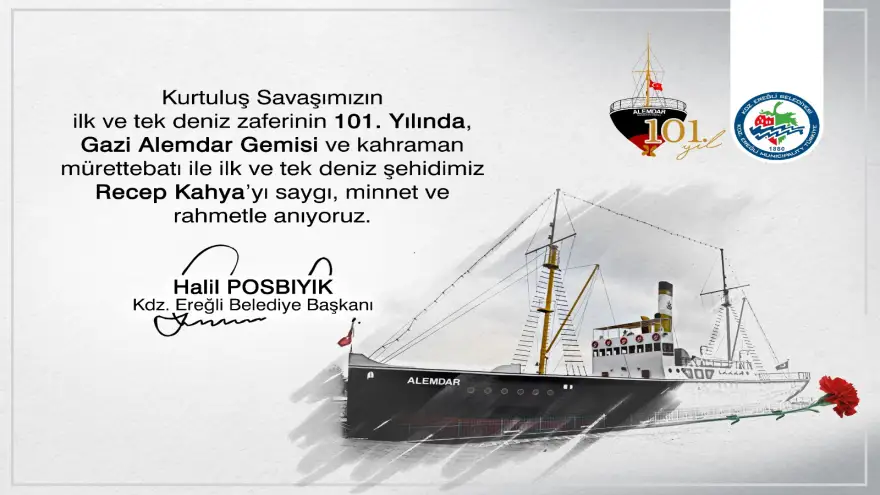 Alemdar bağımsızlık mücadelesinin simgesidir