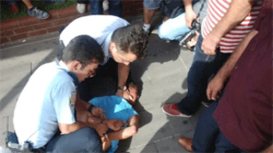 ÇAKMAK GAZI ÇEKEN ÇOCUK EMNİYETE ALINDI