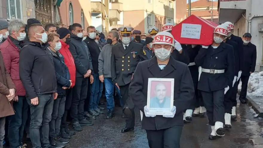 Kore Gazisi Çakır son yolculuğuna uğurlandı...