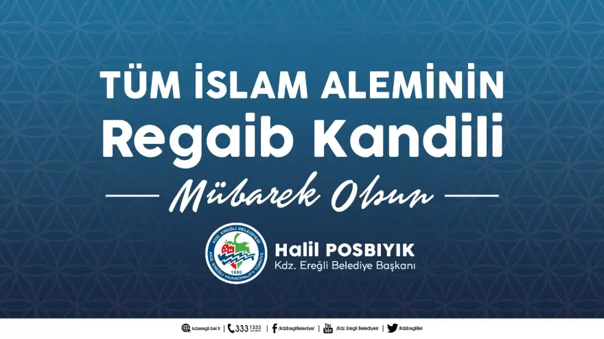 Tüm islam aleminin Regaip Kandili kutlu olsun