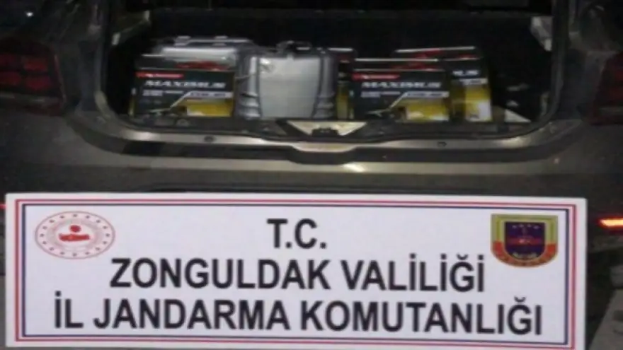 100 litre vinç boru yağını çaldılar
