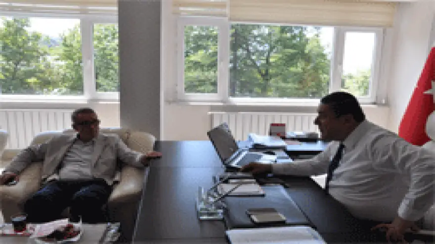 GEMİCİDEN BAŞKAN TEKİNE ZİYARET