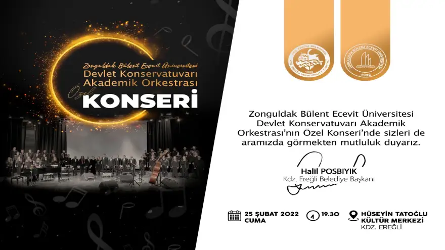 ZBEÜ Devlet Konservatuvarı Akademik Orkestrası Ereğli’de