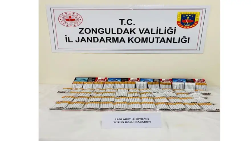 Ormanlı'da binlerce doldurulmuş makaron ele geçirildi