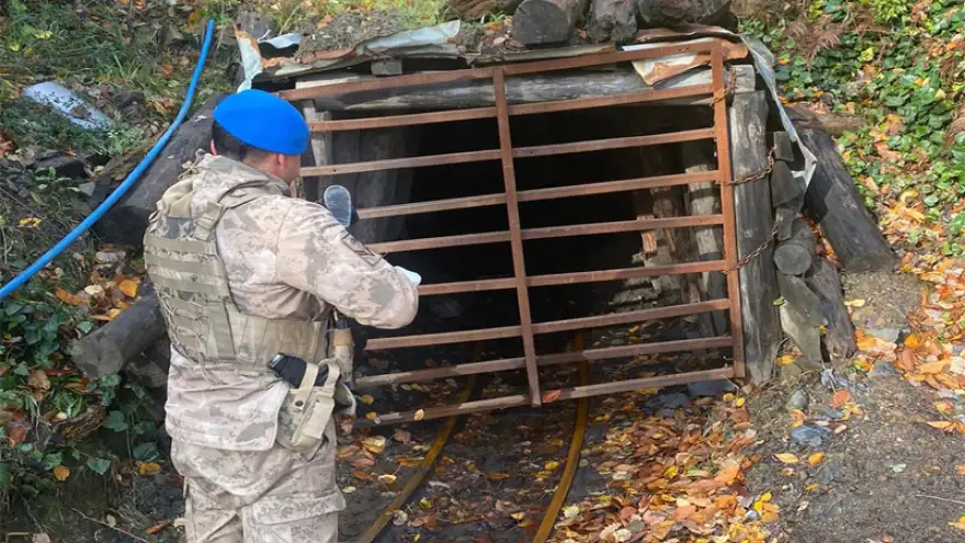 Kaçak maden ocaklarına operasyon