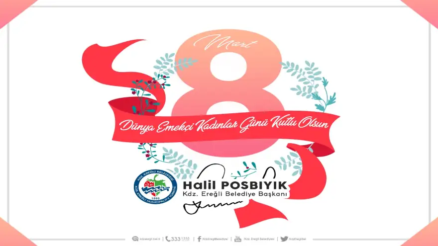Başkan Posbıyık, 8 Mart Dünya Emekçi Kadınlar Günü’nü Kutladı