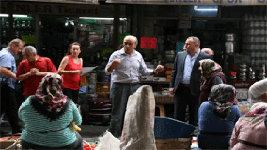 ÇATI PARTİLİLERİ ESNAFI ZİYARET EDEREK DESTEK İSTEDİ