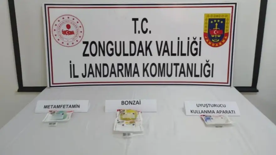 Yolcu otobüsünde uyuşturucu ele geçirildi