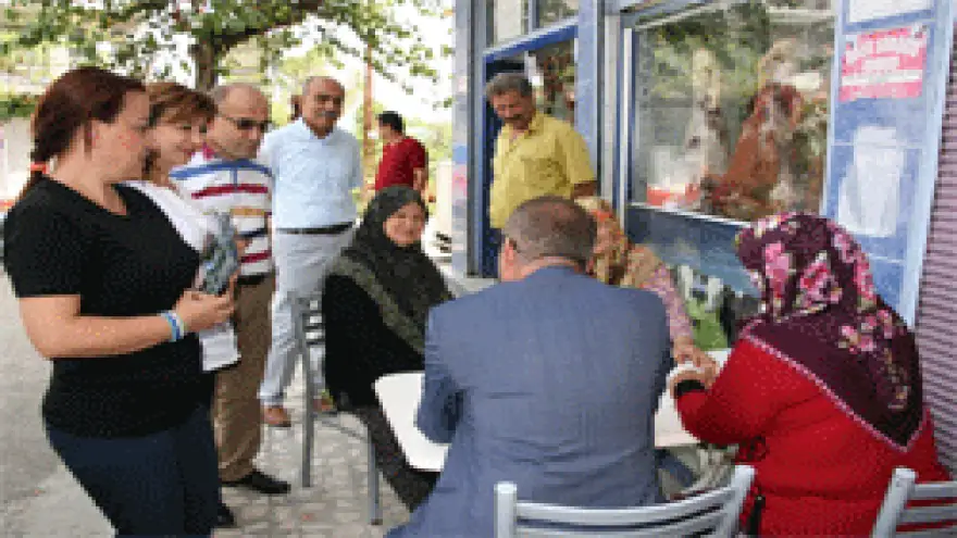 DESTEK ÇALIŞMALARI KAPTAŞ PAZARINDA SÜRDÜ