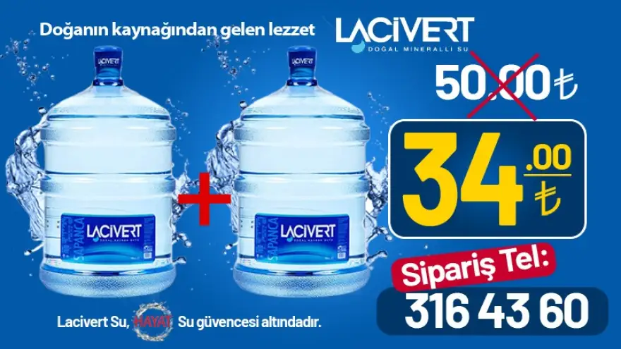 Doğanın kaynağından gelen lezzet, Lacivert Su
