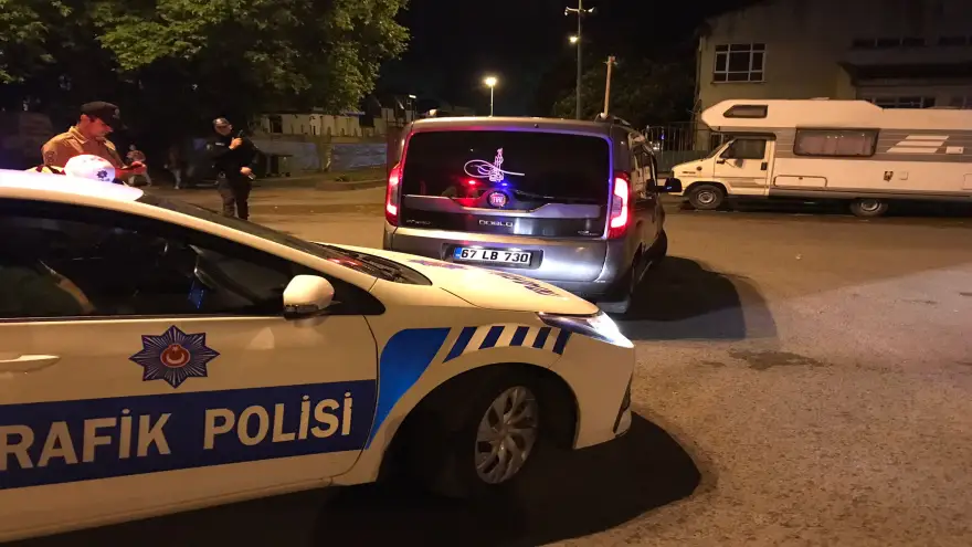 Alkollü çıkan sürücünün ehliyetine el konuldu