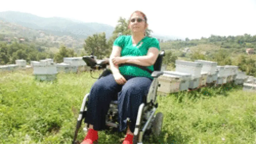 ENGELLİ OLMASI ONA ENGEL OLAMADI