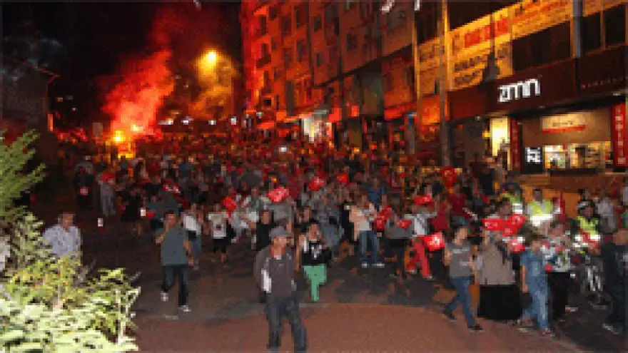 KUTLAMALAR FENER ALAYI İLE SONA ERDİ