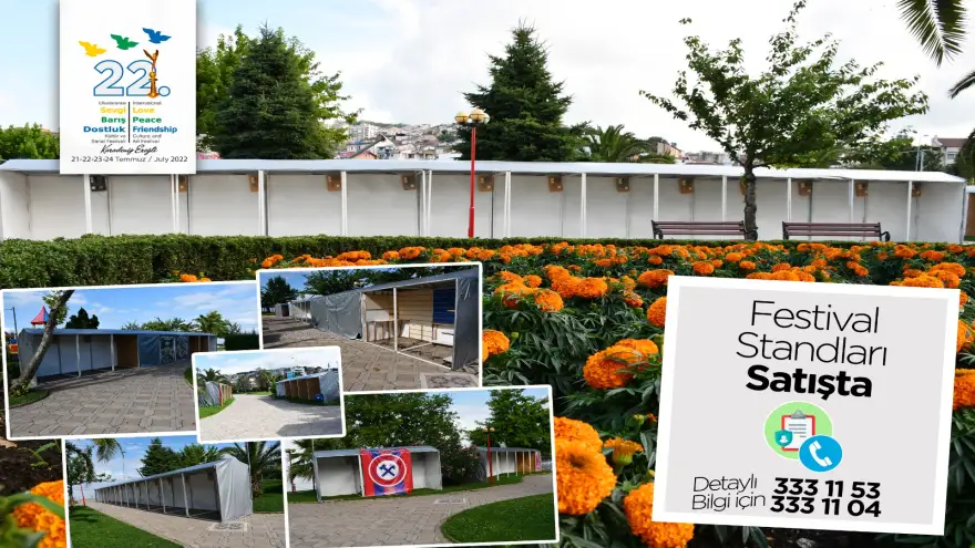 Kdz. Ereğli’de, festival standları satışa çıktı