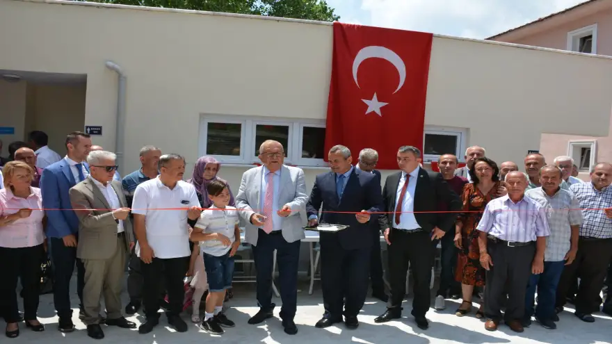 Cami şadırvanının açılışı yapıldı...