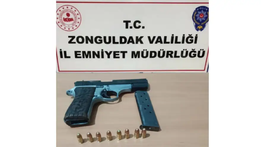 Tabanca ve uyuşturucu madde ele geçirildi...